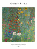 Farm Garden with Sunflowers - Gustav Klimt