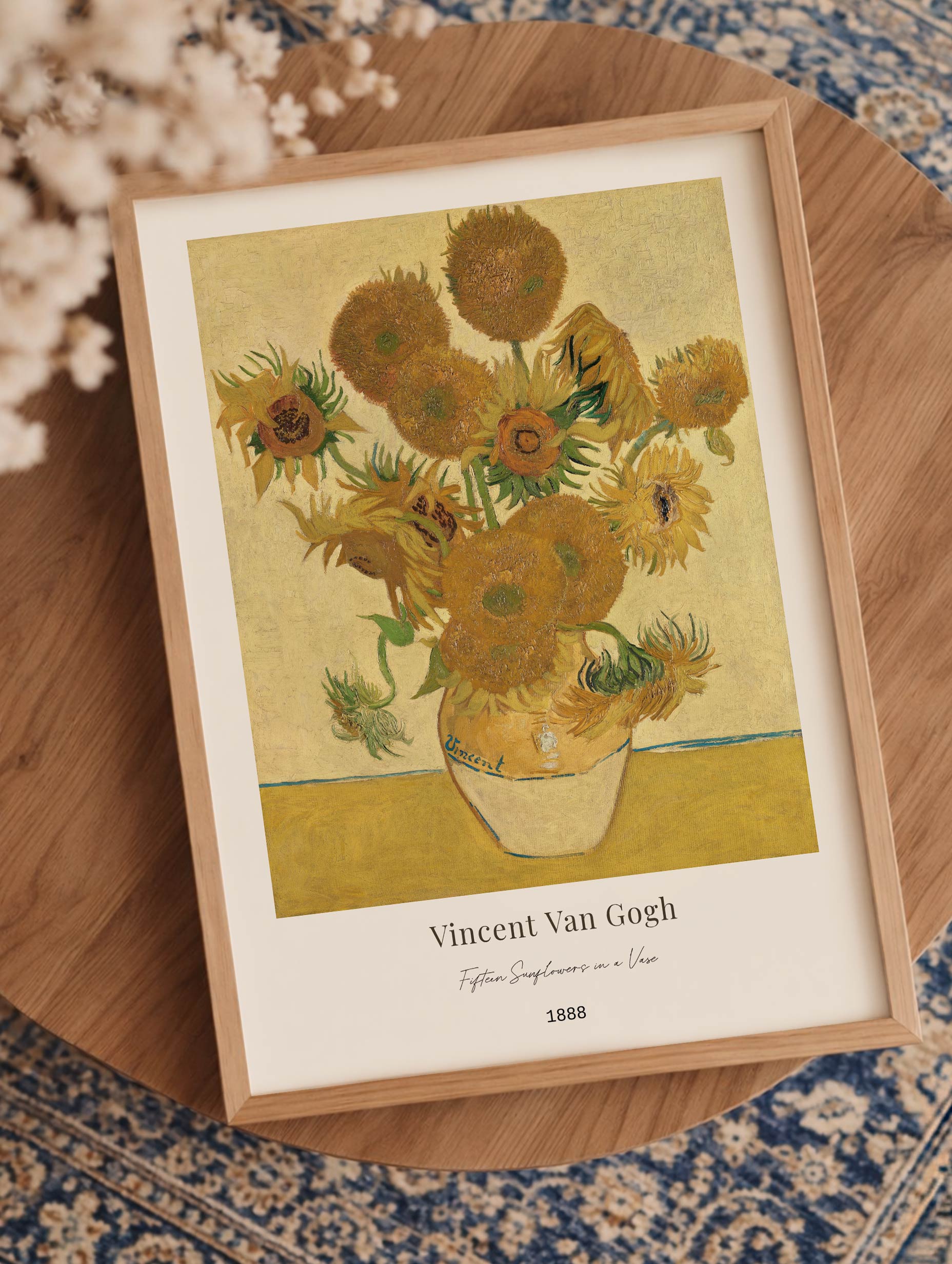 Fifteen Sunflowers in a Vase - Van Gogh