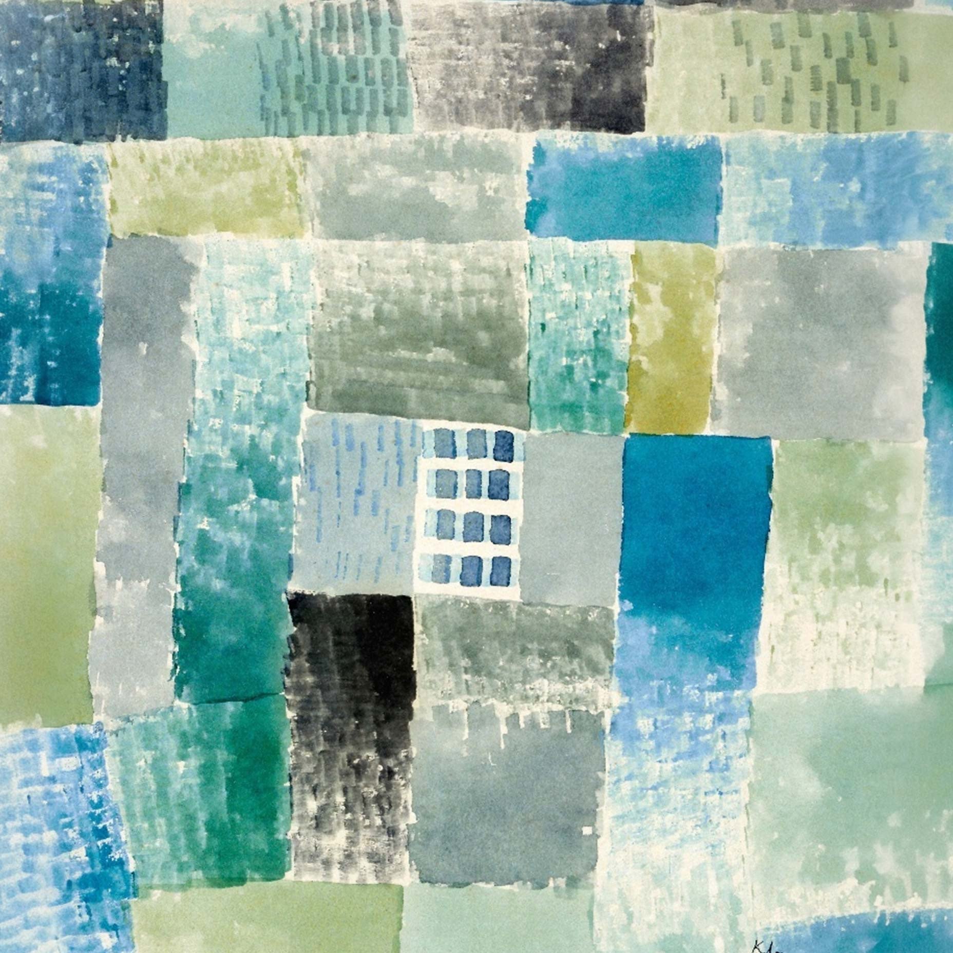 First House in a Settlement Paul Klee Art Print