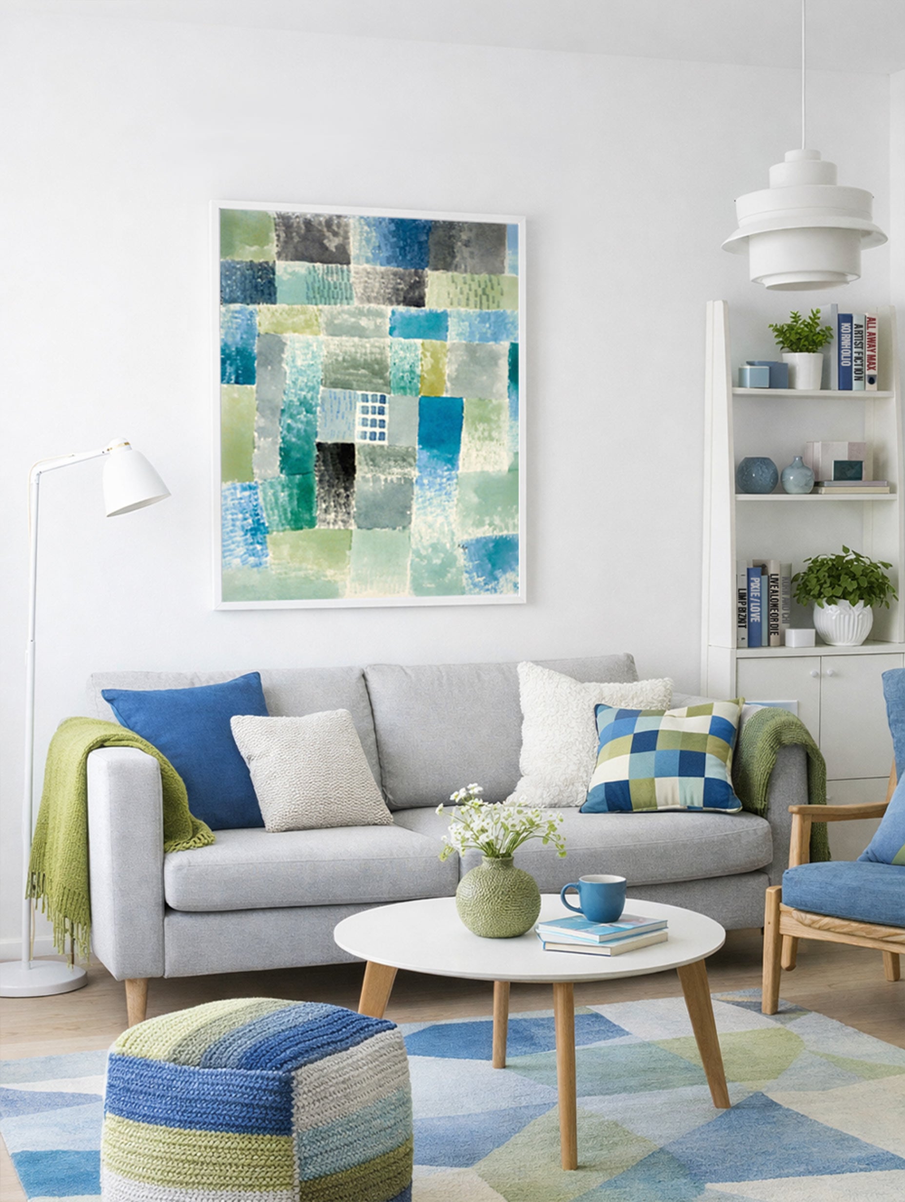 First House in a Settlement Paul Klee Art Print