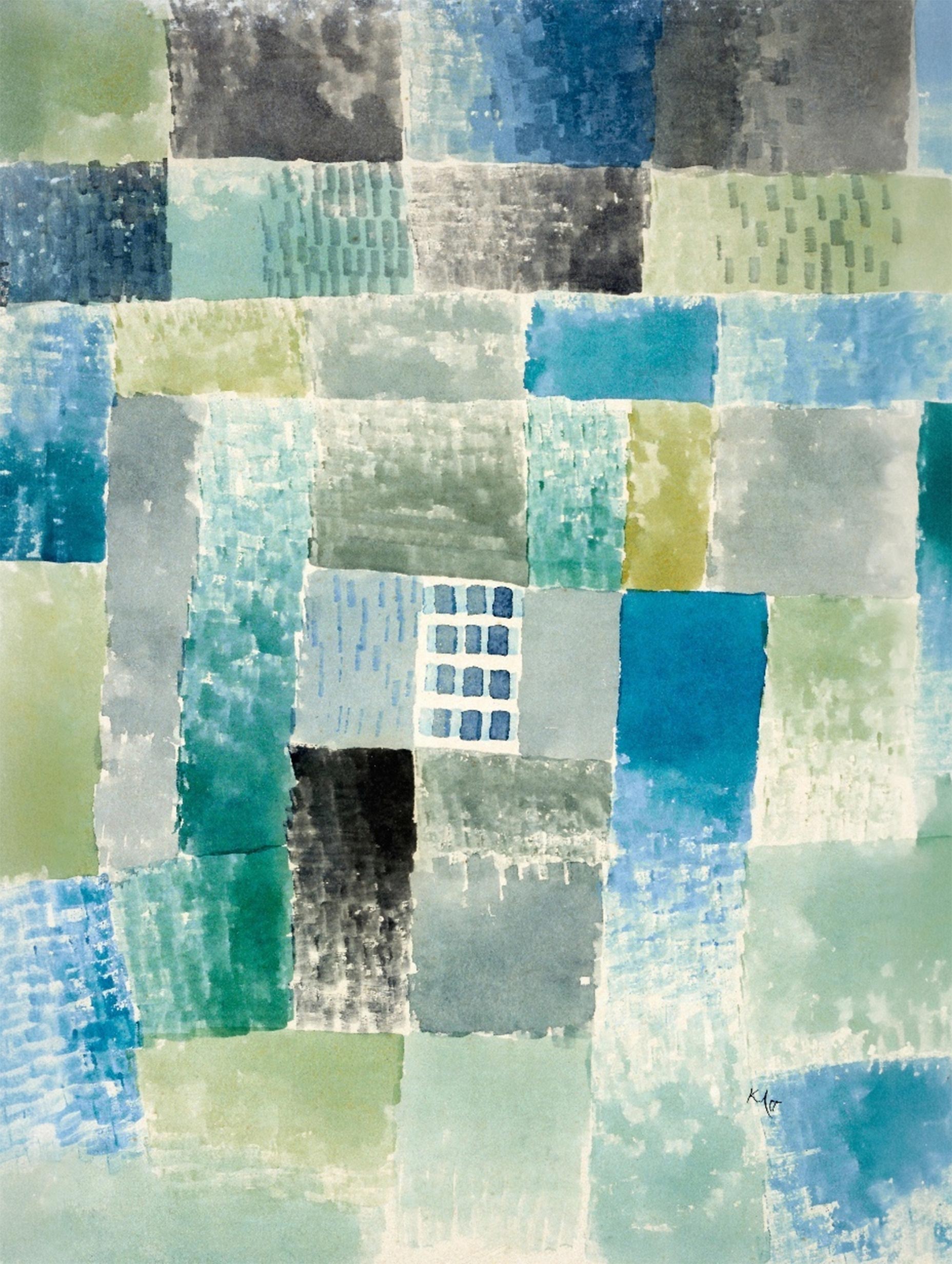 First House in a Settlement Paul Klee Art Print