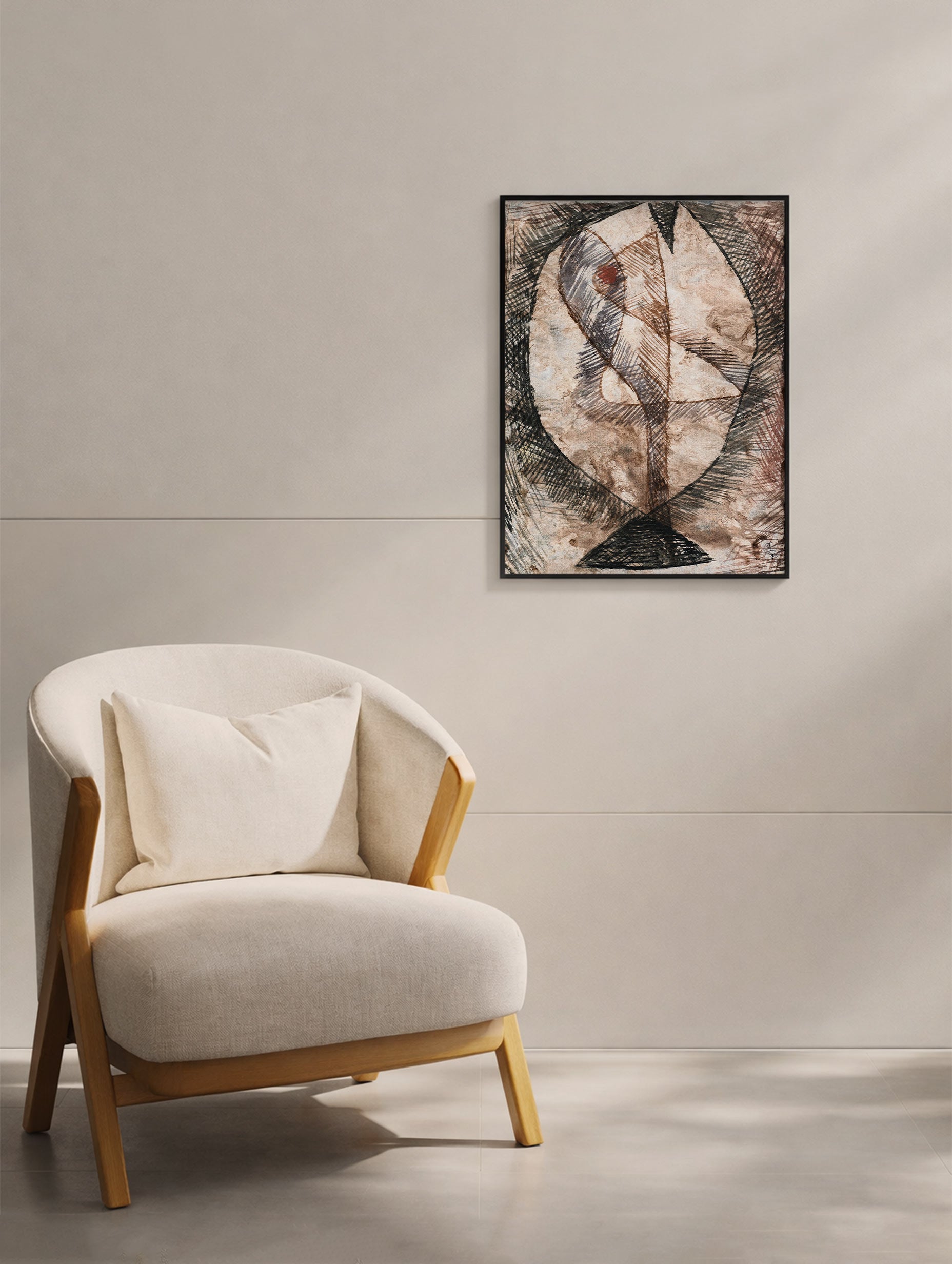 Fisch Paul Klee Art Print Mockup