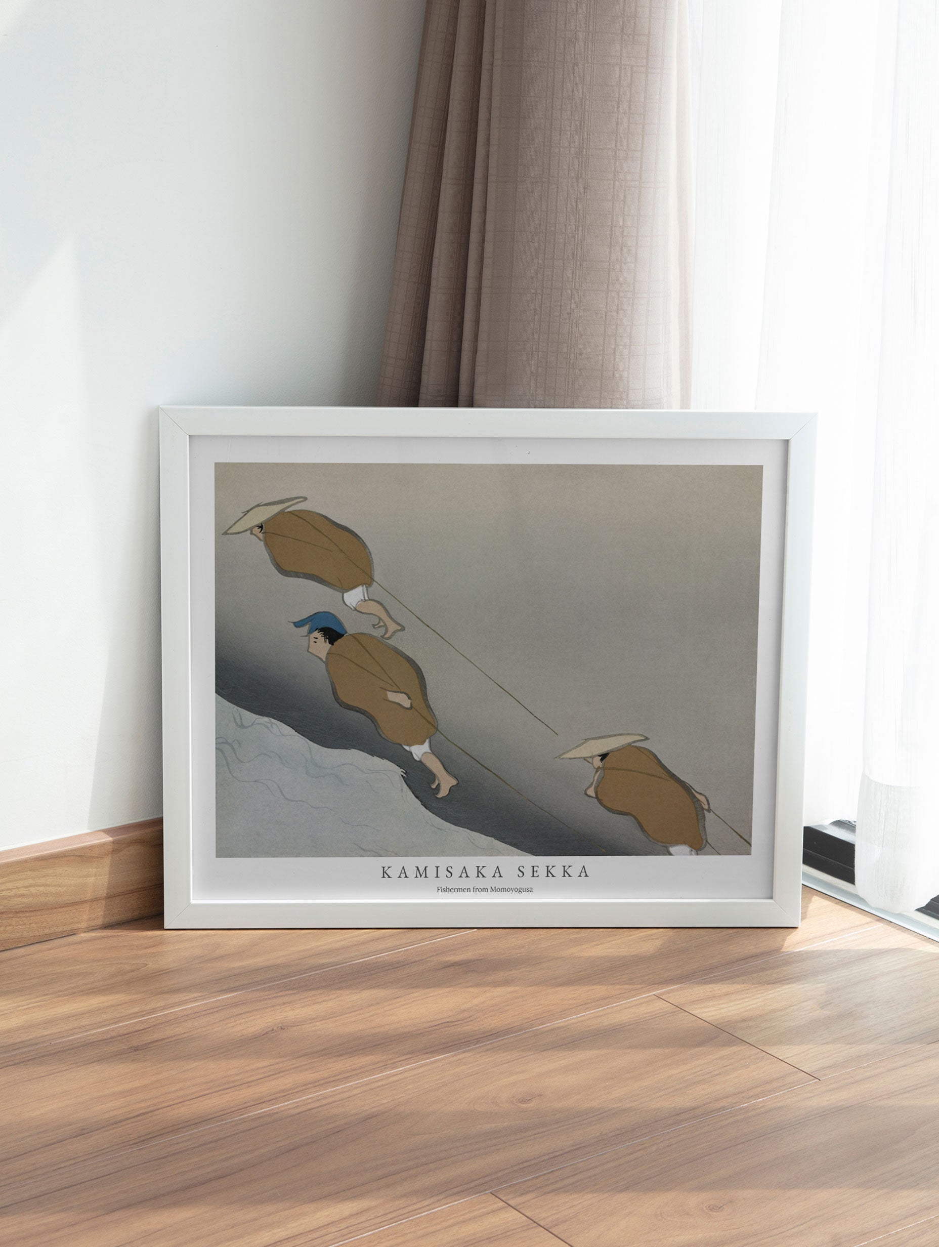 Fishermen - Kamisaka Sekka Mockup