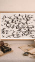 Flock of Geese Migration Animal Poster Mockup
