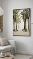 Forest Oil Painting Tree Art Print Mockup