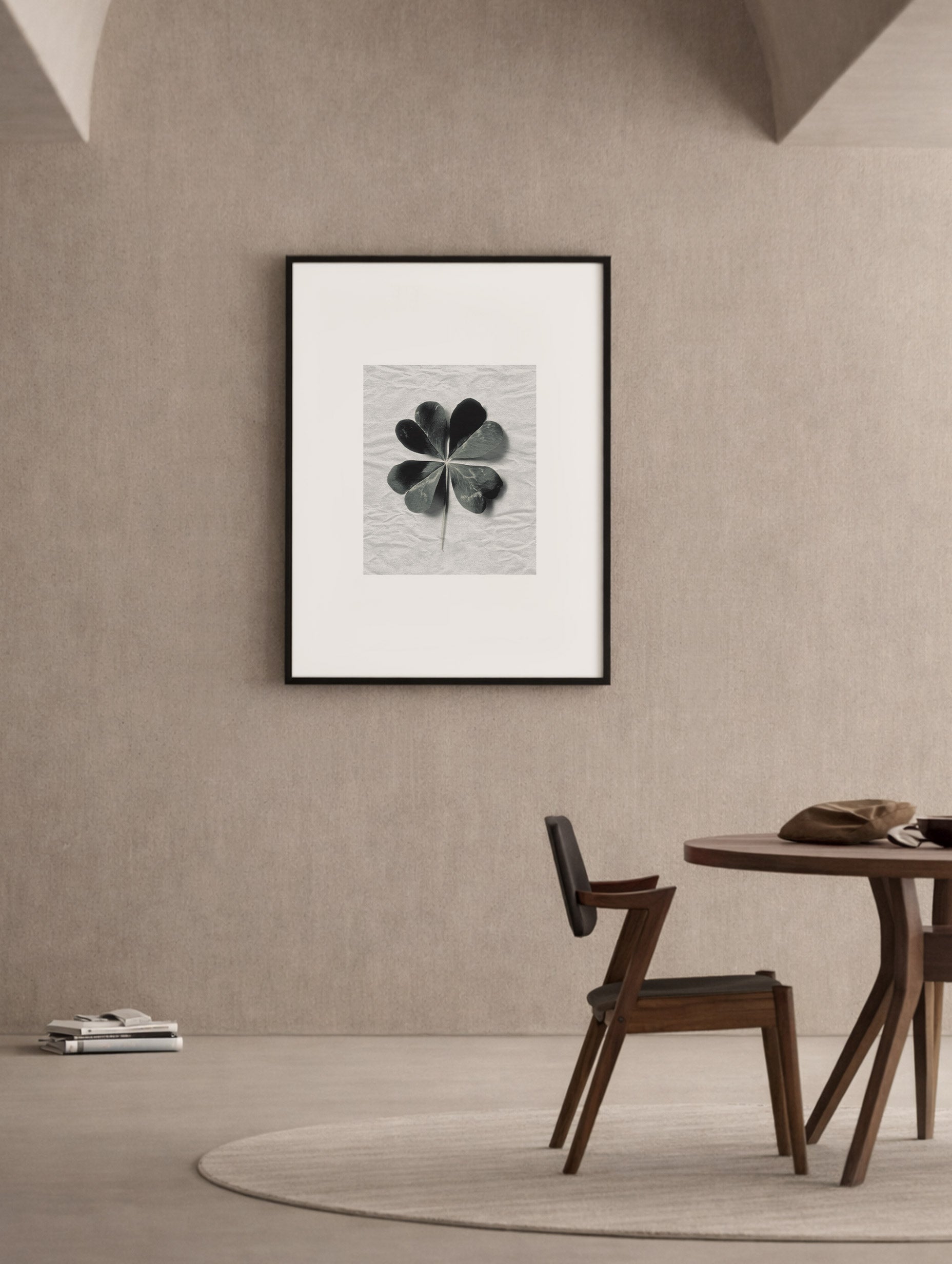 Four-Leaf Clover Leaf Art Print
