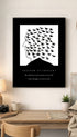 Freedom of Thought Black and White Poster Mockup