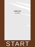 Fresh Start Minimalist Motivational Poster