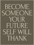 Future Gratitude Motivational Poster
