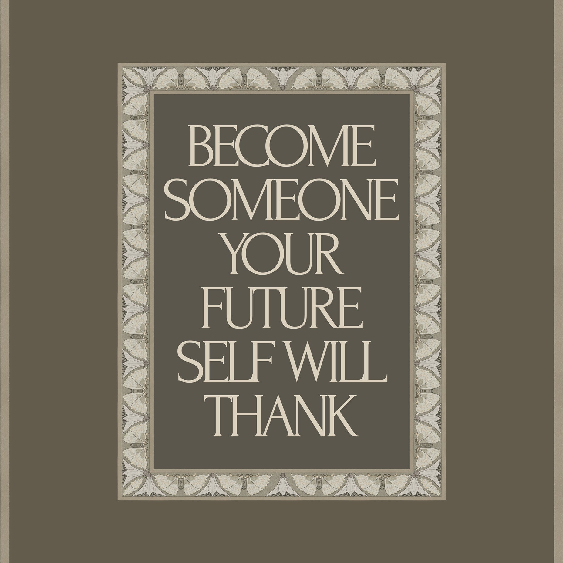 Future Self Motivational Poster