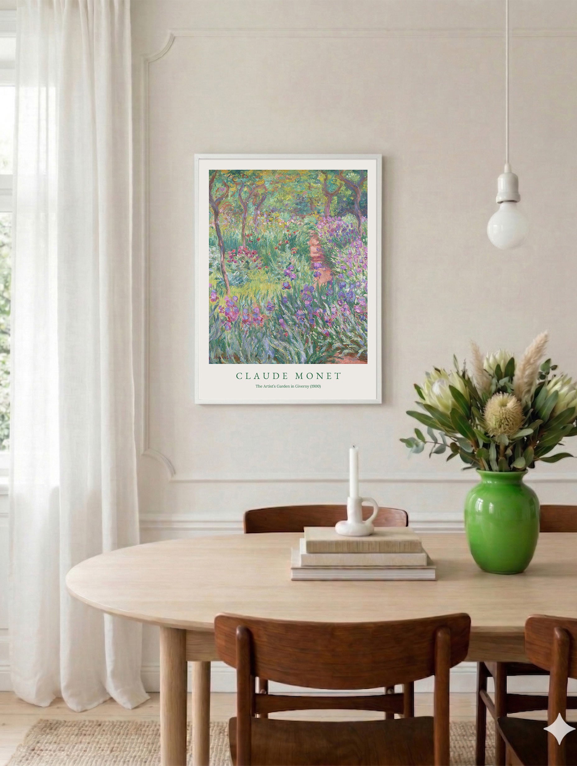Garden in Giverny - Claude Monet Mockup