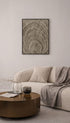 Geode Pattern Rug Abstract Art Print Mockup