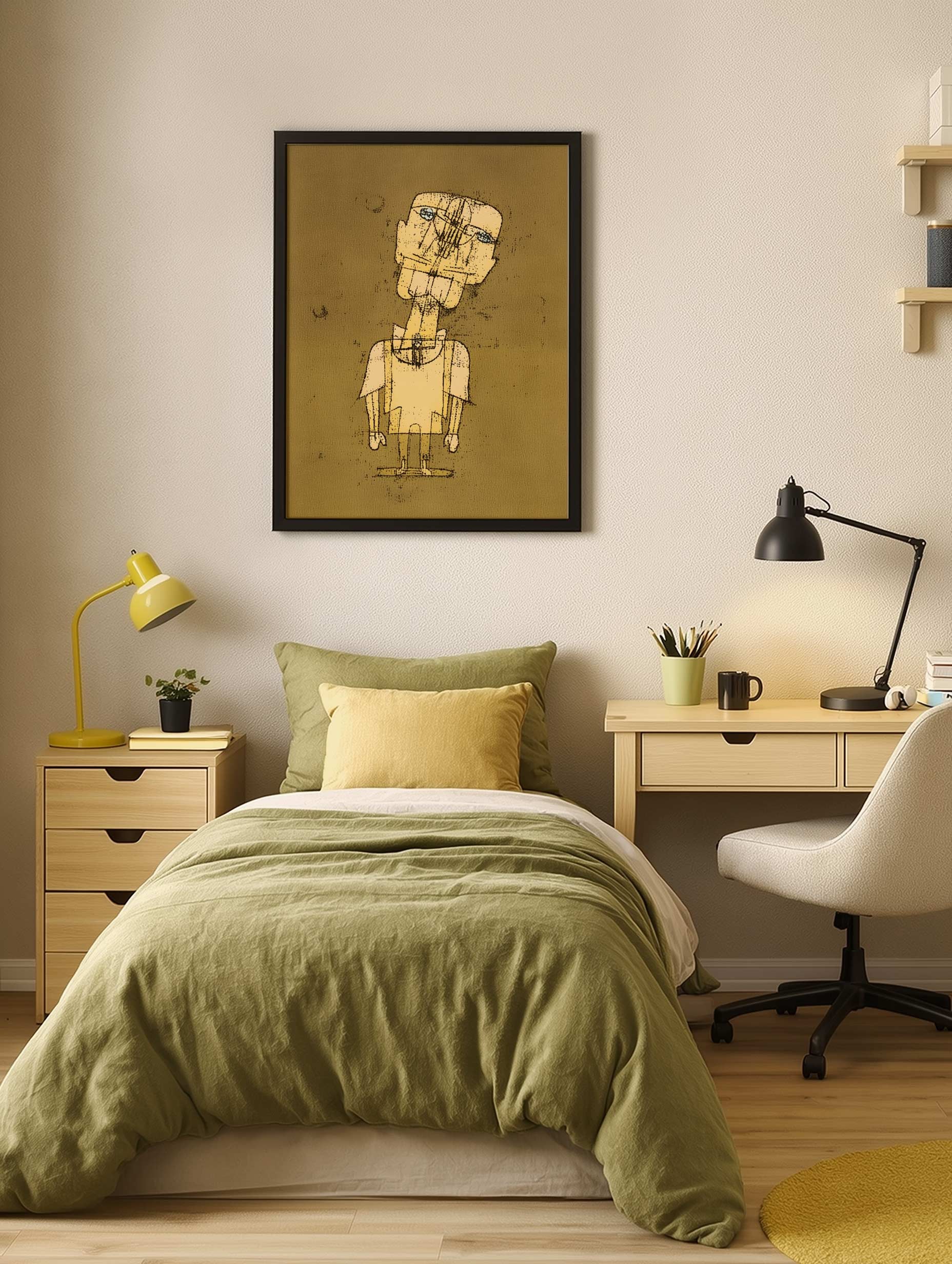 Ghost of a Genius Paul Klee Art Mockup