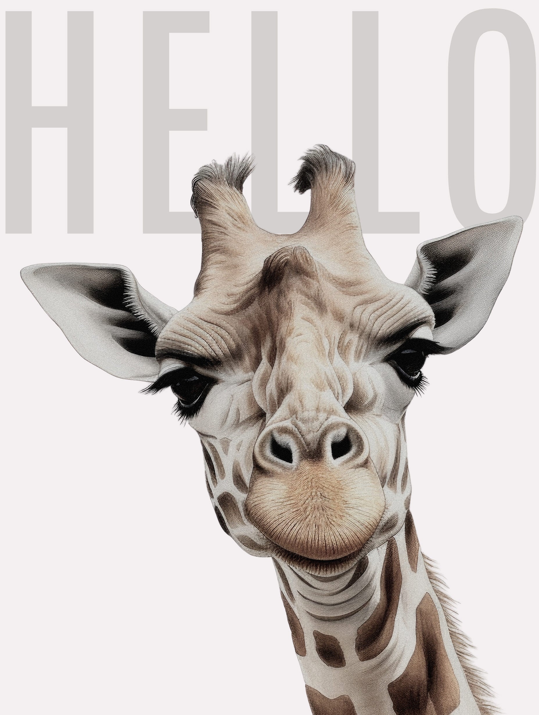 Första huset i en bosättning abstrakt konsttryck