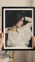 Girl Arranging Her Hair Abbott Handerson Thayer Art Print Mockup