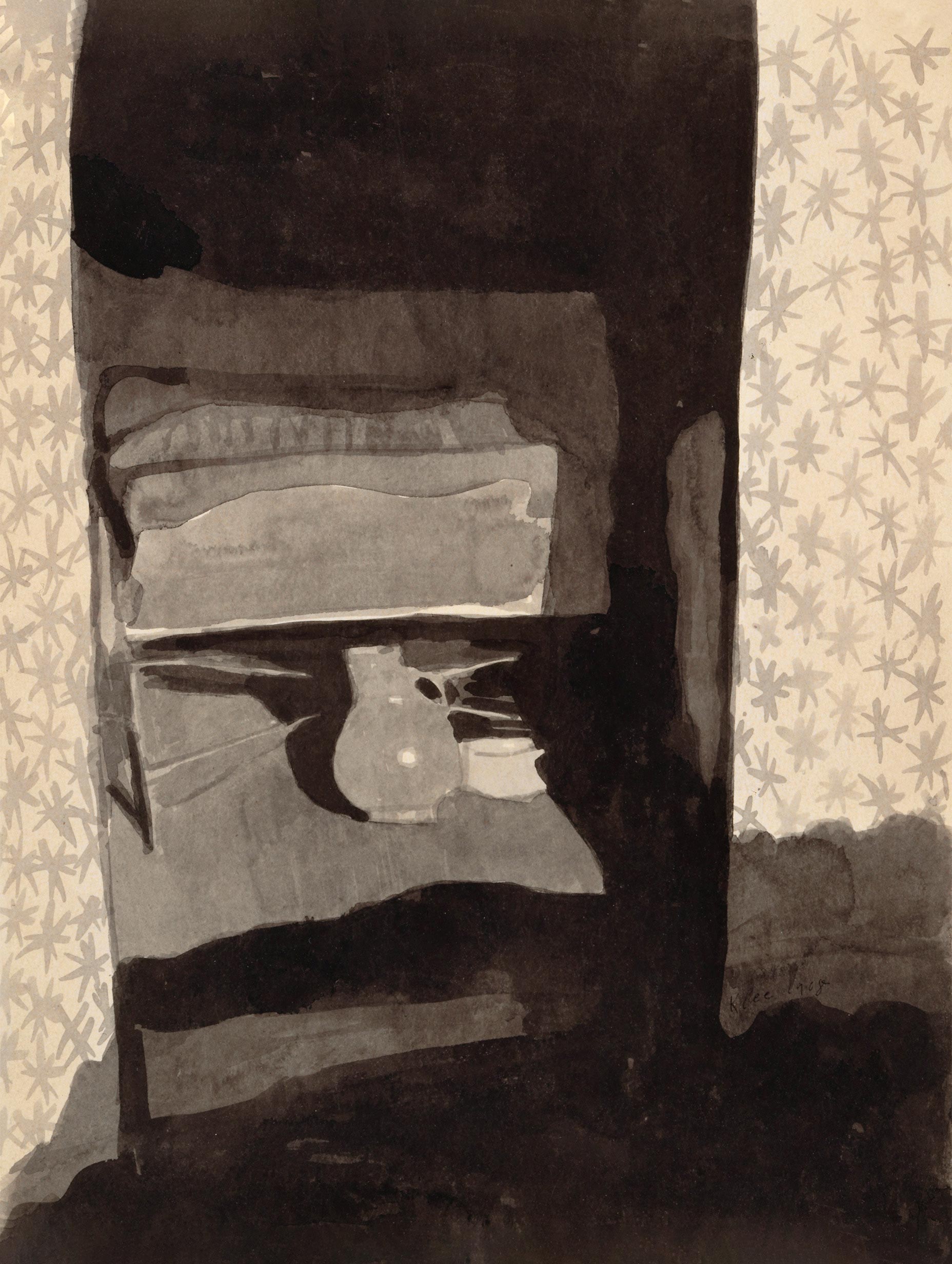 Glance into a bedroom Paul Klee Art Print