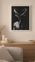 Goat Man Black and White Poster Mockup