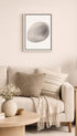 Gray Pebble Minimalist Art Print Mockup