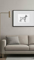 Greyhound Dog Animal Mockup