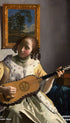The Guitar Player Johannes Vermeer Art Print