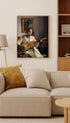 The Guitar Player Johannes Vermeer Art Print Mockup