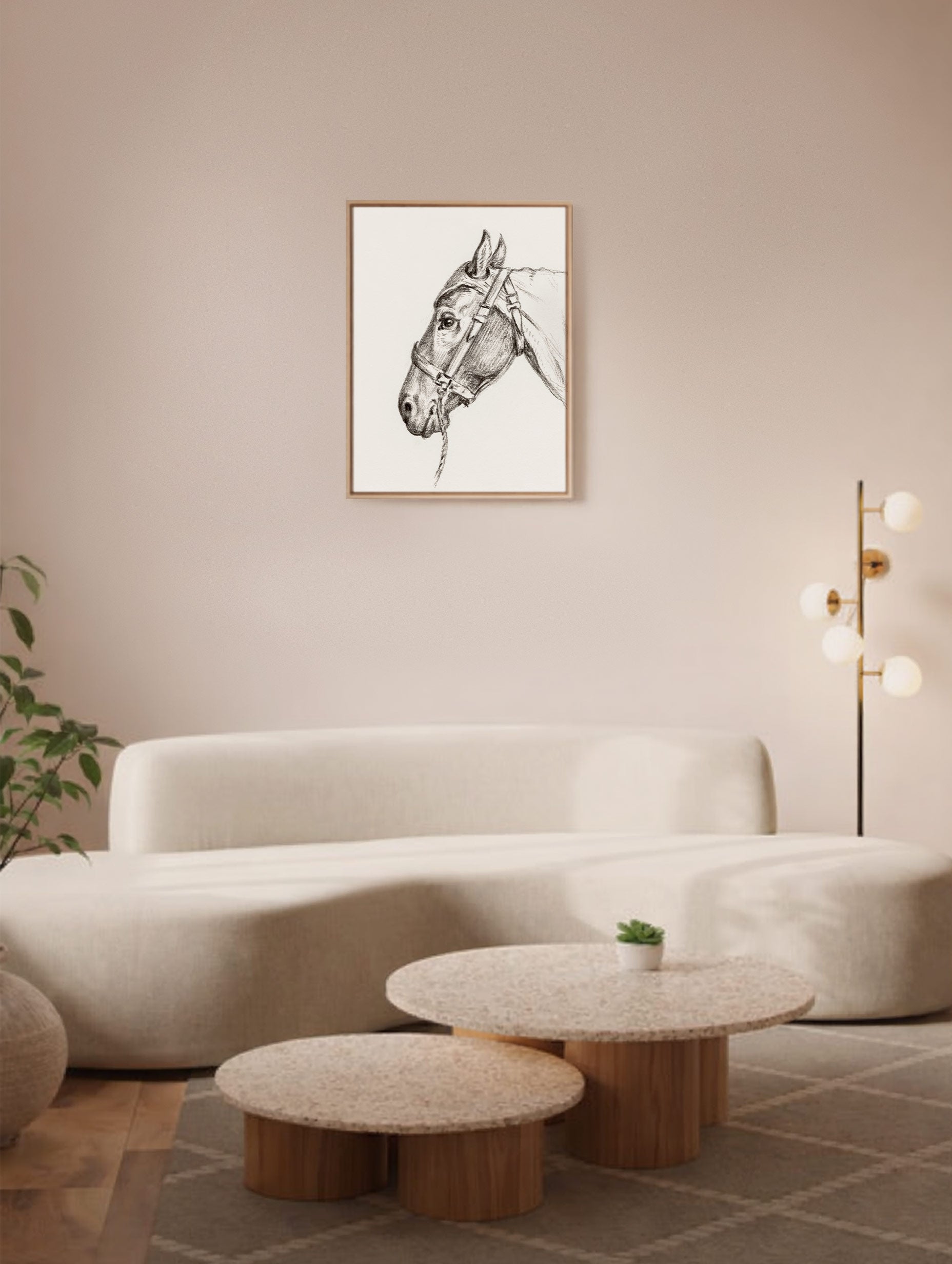 Head of a Horse - Jean Bernard Mockup