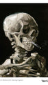 Head of a Skeleton Van Gogh Art Print