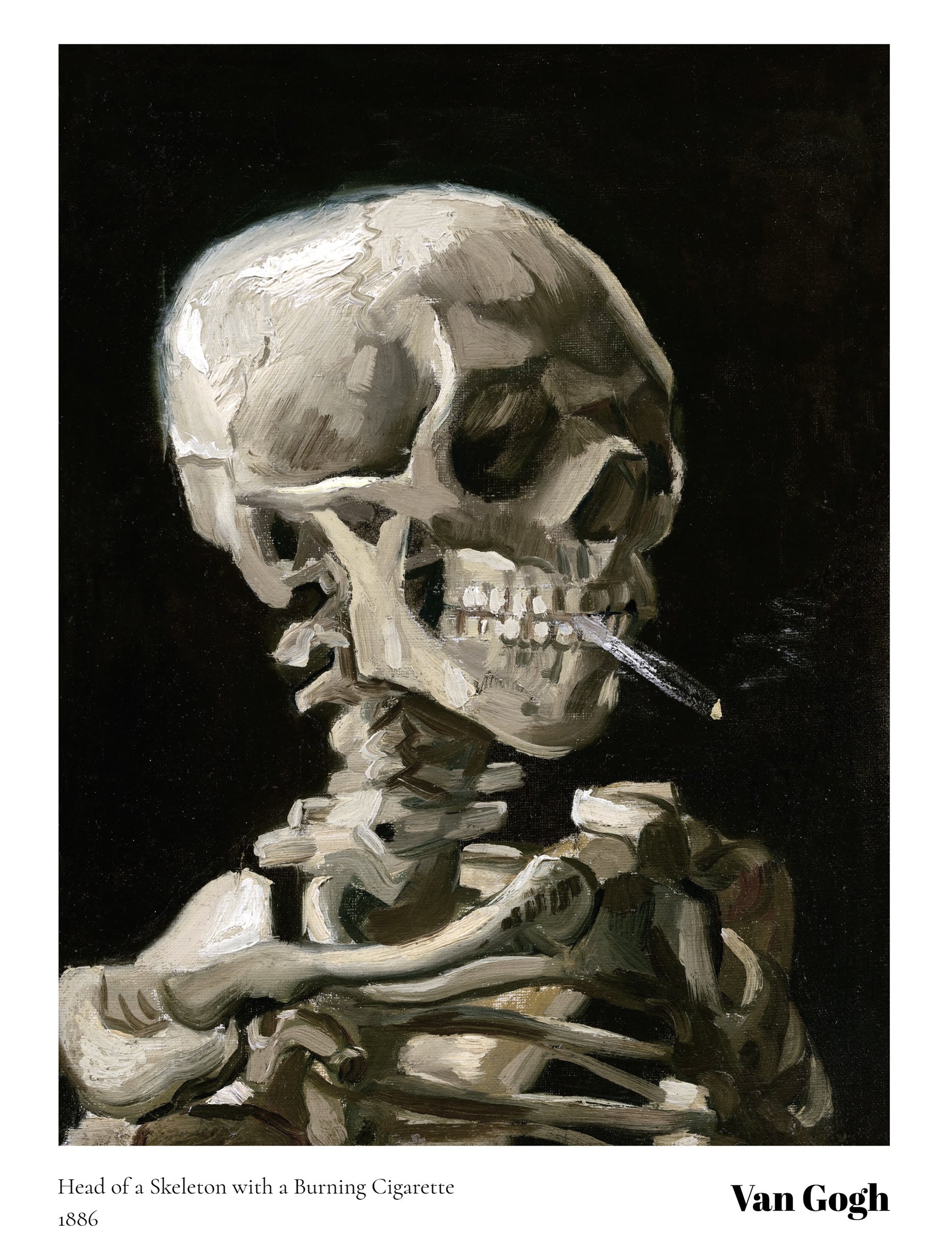 Första huset i en bosättning abstrakt konsttryck