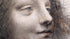 The Head of the Virgin in Three-Quarter View Facing Right Leonardo Da Vinci Art Print