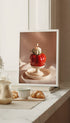 Heirloom Tomato-Shaped Candle Kitchen Artwork Mockup