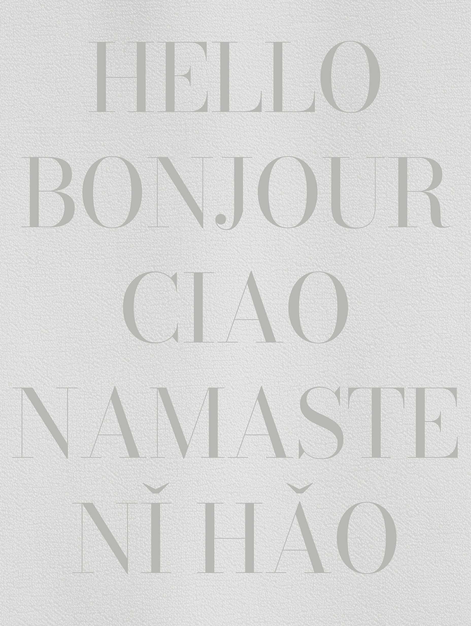 Hello Bonjour Ciao Namaste Ni Håo Poster