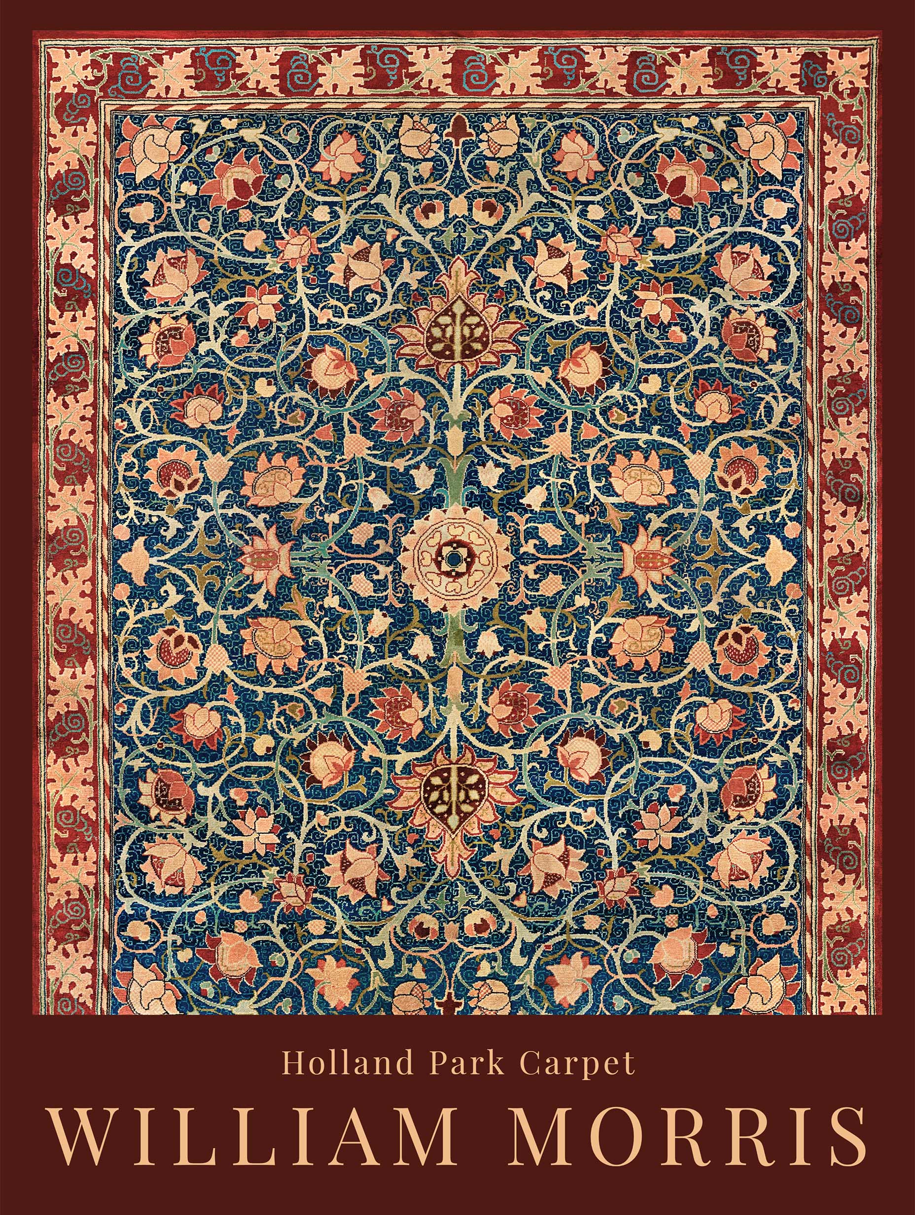 Holland Park Carpet William Morris Art Print