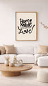 Home Made with Love Typography Poster Mockup