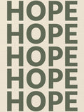 Hope Minimalist Typography Poster