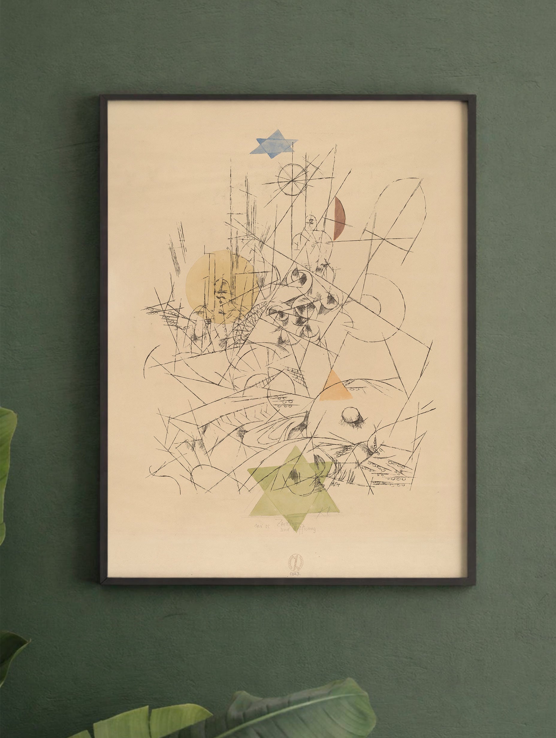 Hope and Destruction Paul Klee Art Print Mockup