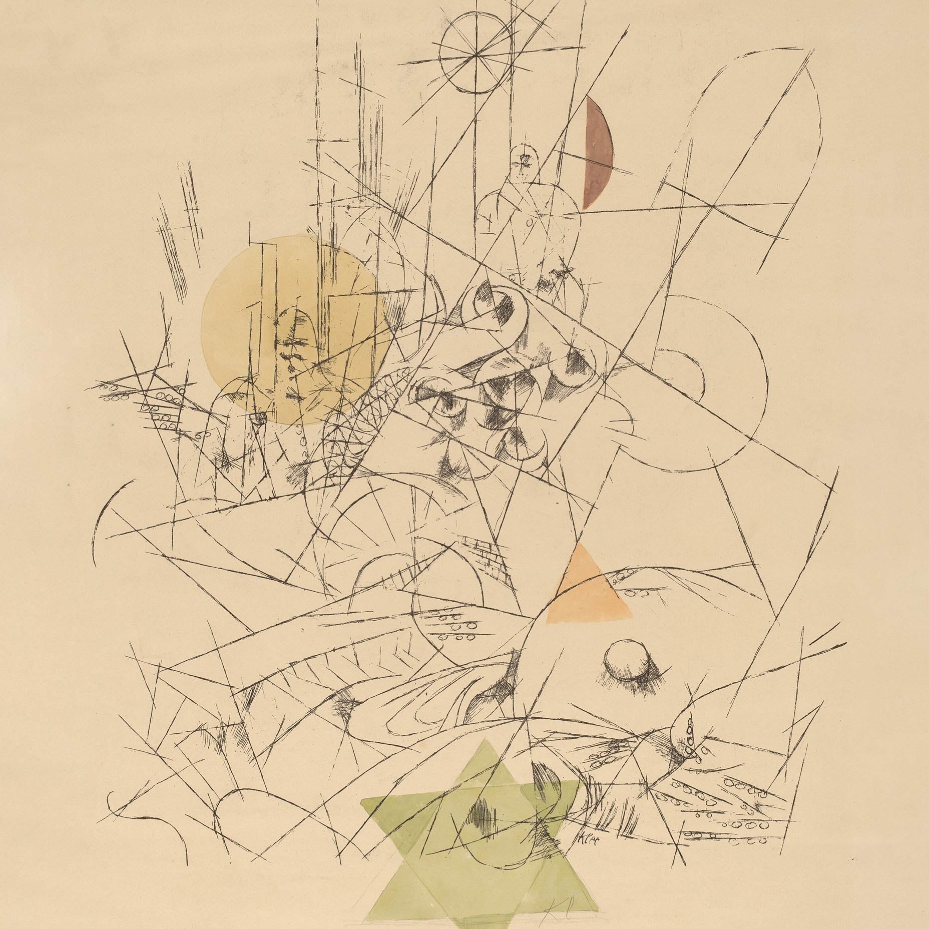 Hope and Destruction Paul Klee Art Print