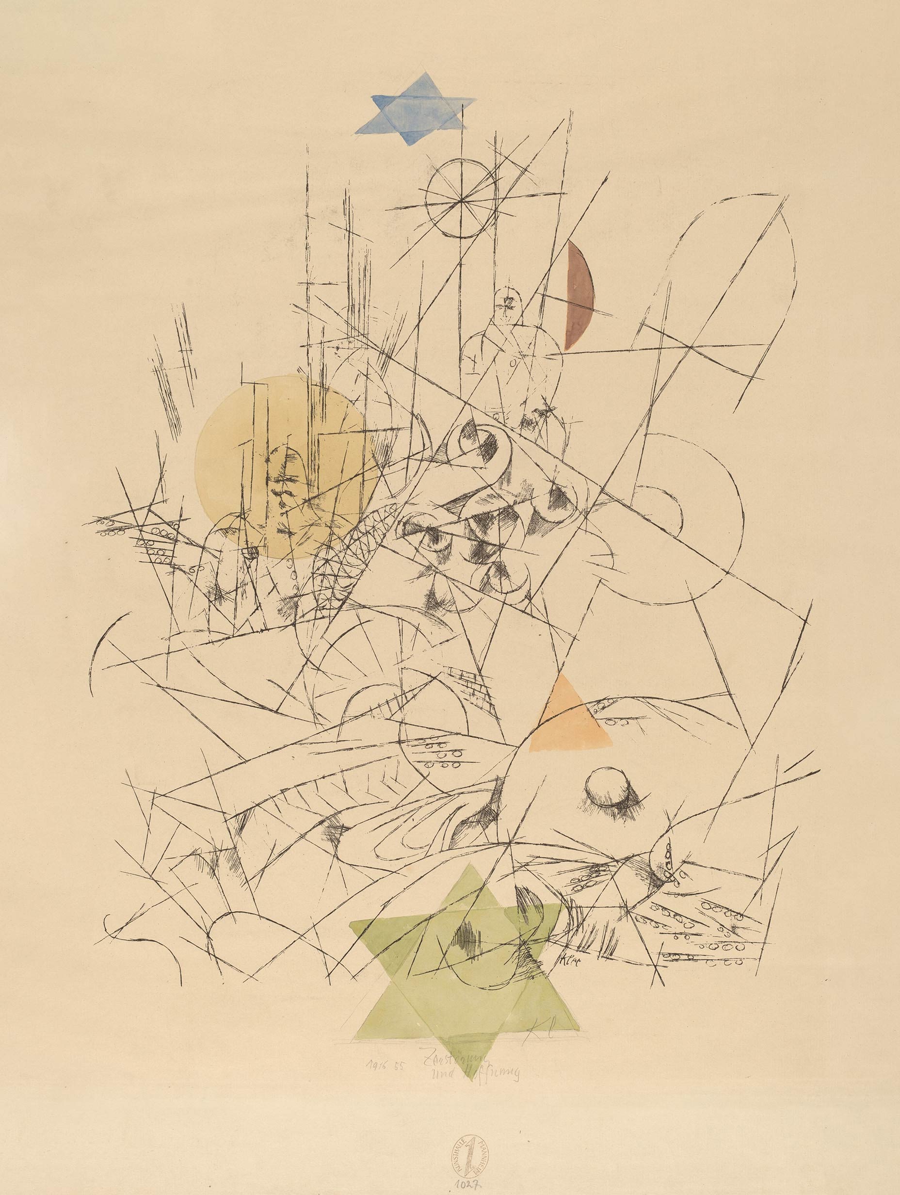 Hope and Destruction Paul Klee Art Print