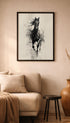 Horse in Ink Animal Art Print Mockup