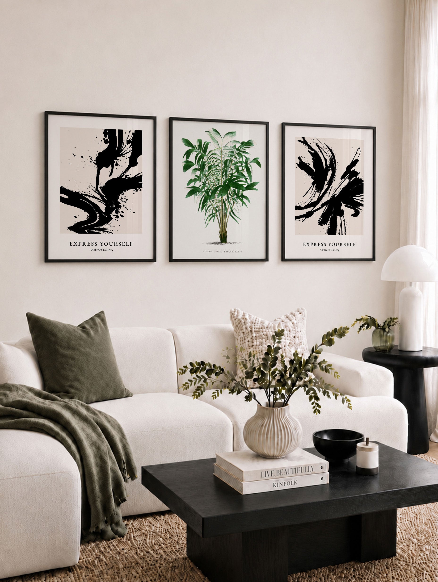 Ink & Evergreen Gallery Wall