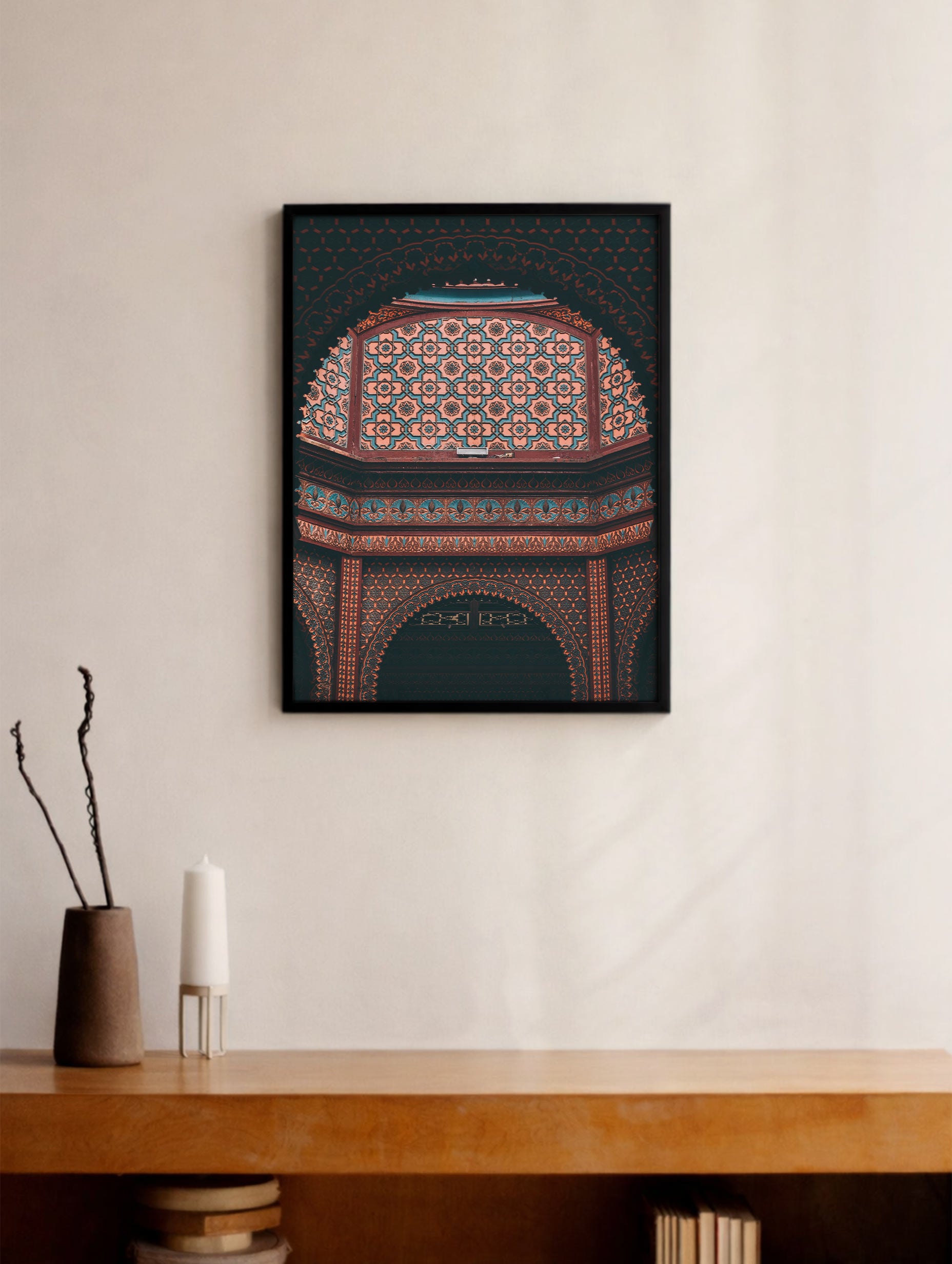 Islamic Architectural Ornamentation Poster Mockup