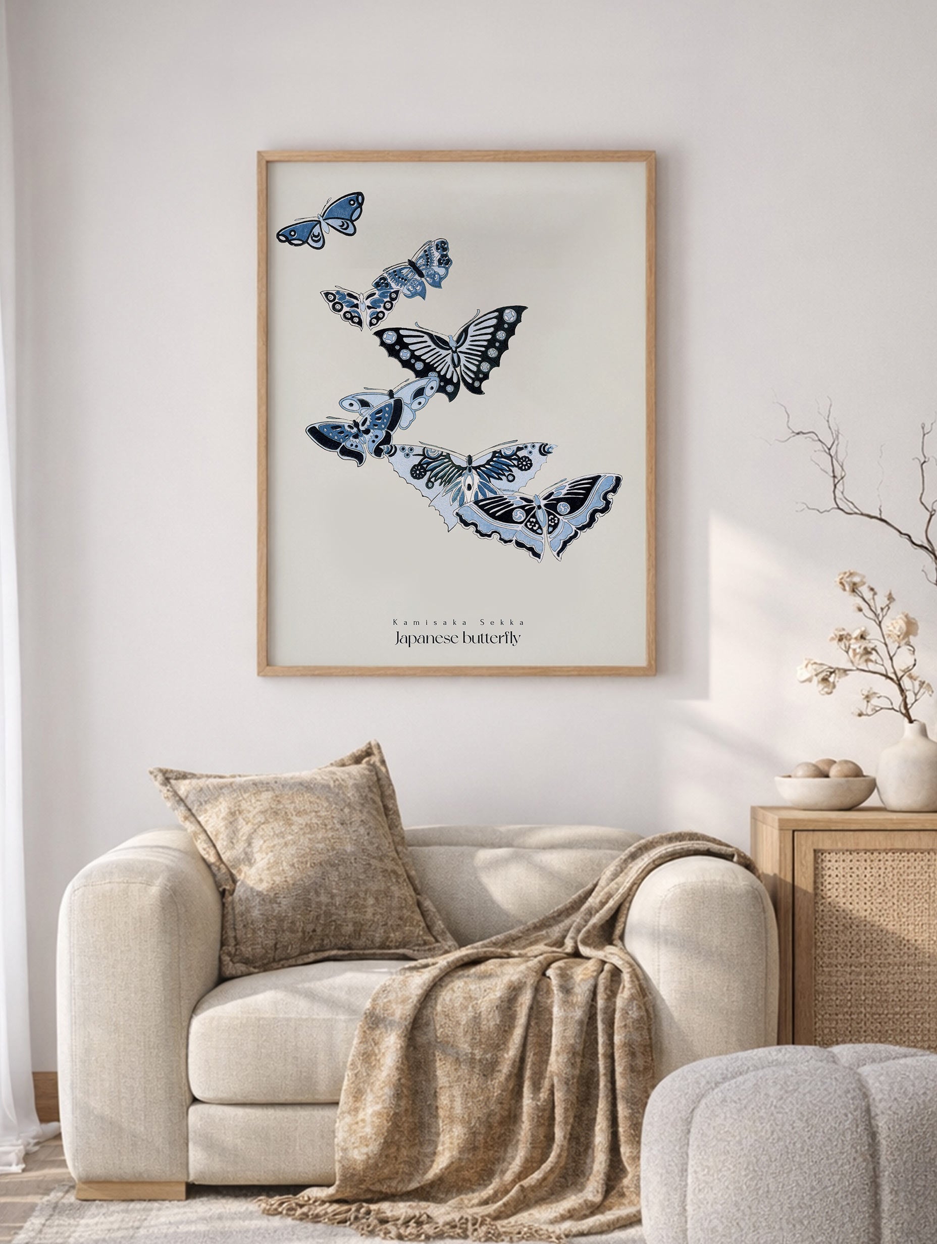 Japanese Butterfly No.3 - Kamisaka Sekka Mockup