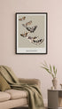Japanese Butterfly Kamisaka Sekka Art Print No 2 Mockup