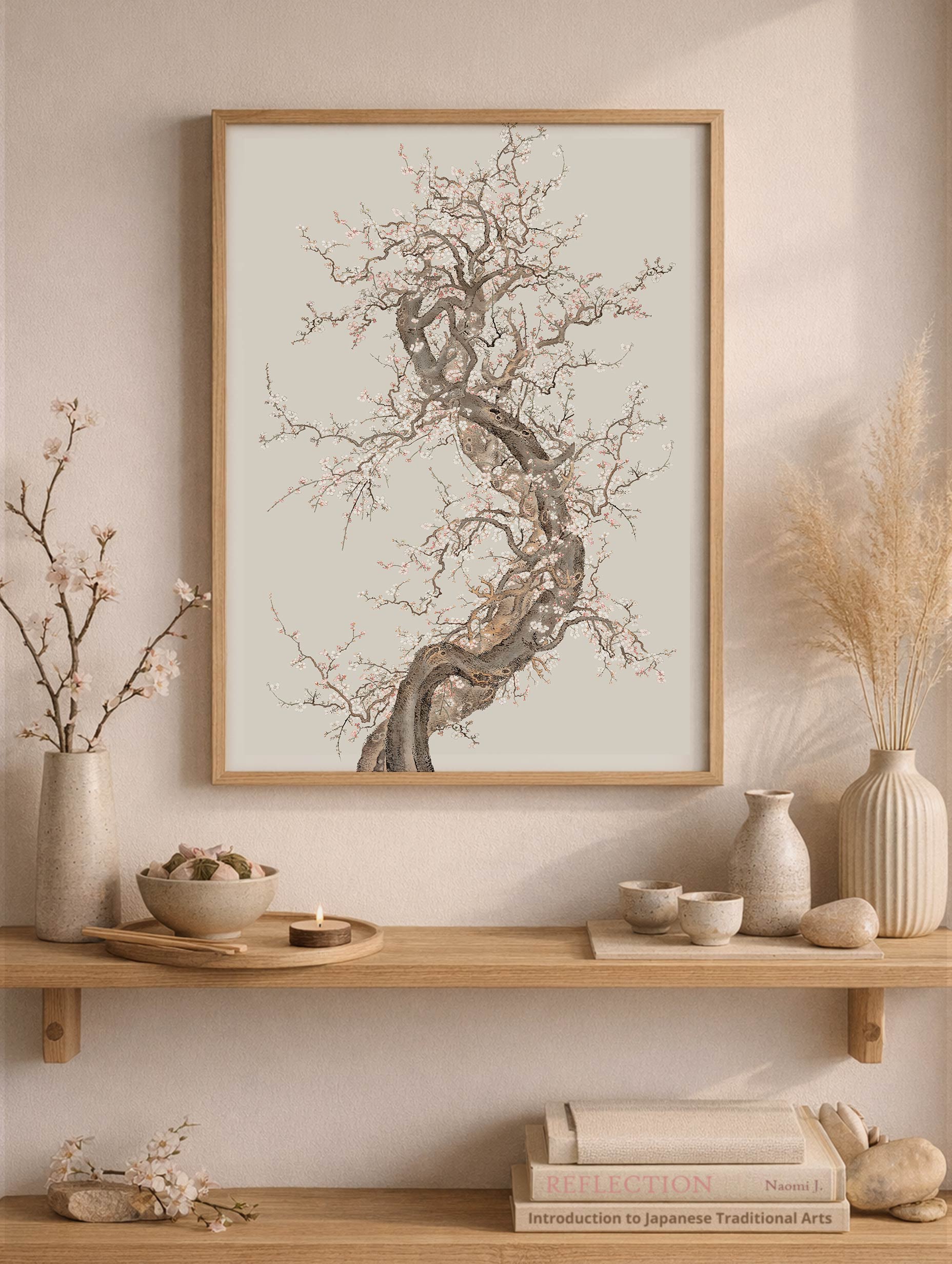 Japanese Plum Blossom Poster