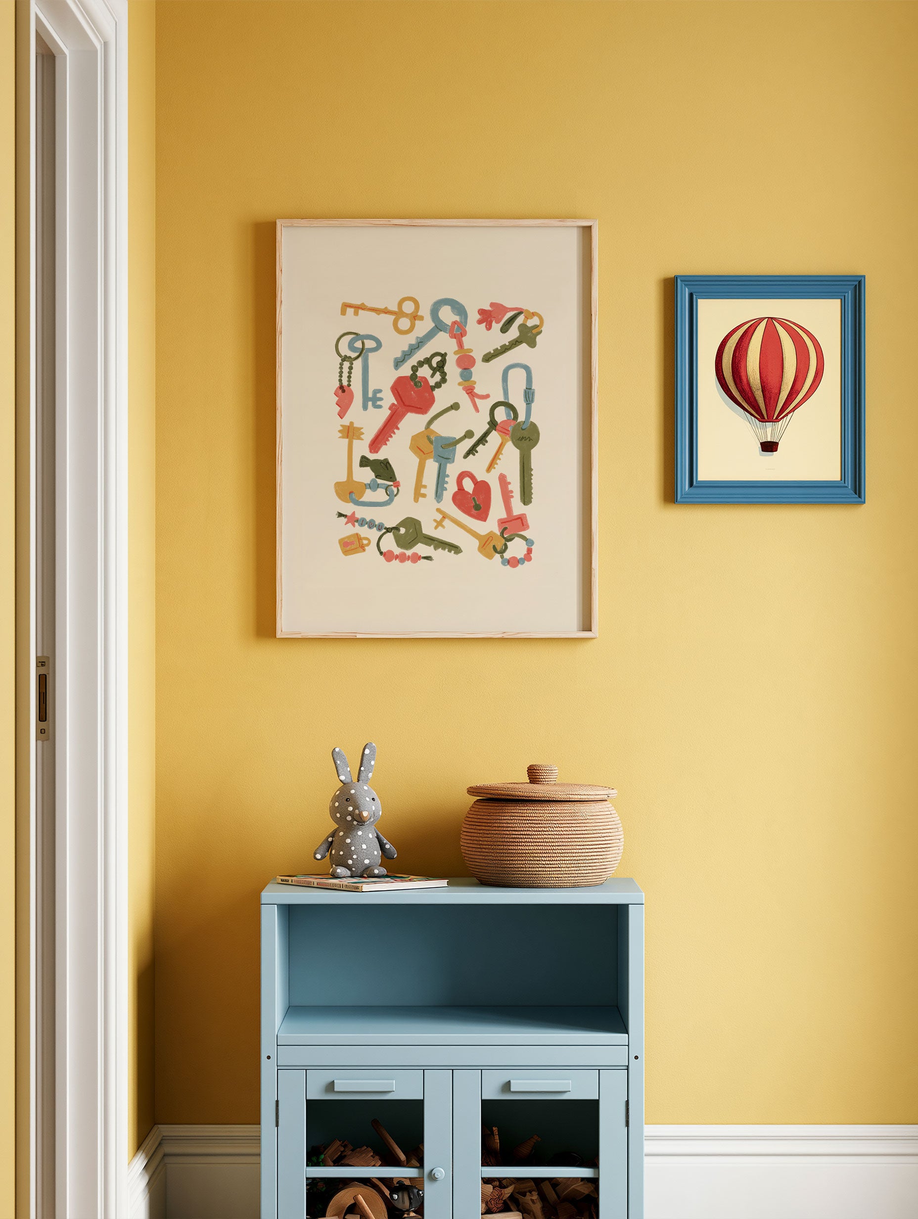 Santorini-plakat Arkitekturplakat