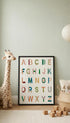 Kids Alphabet Poster Mockup