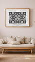 L'Ornement Polychrome Albert Racinet Abstract Flower Art Print Mockup