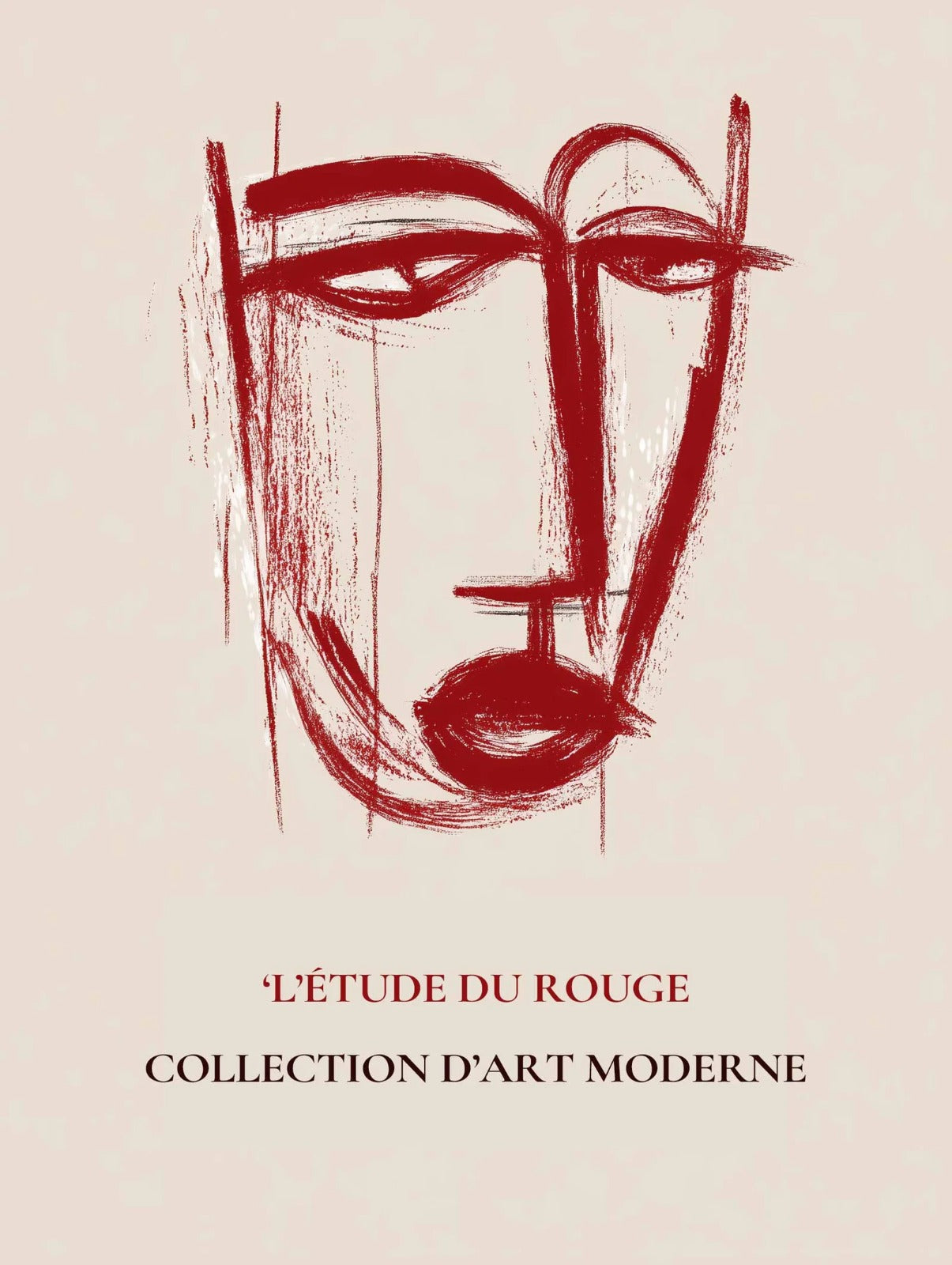 L’etude Du Rouge Print