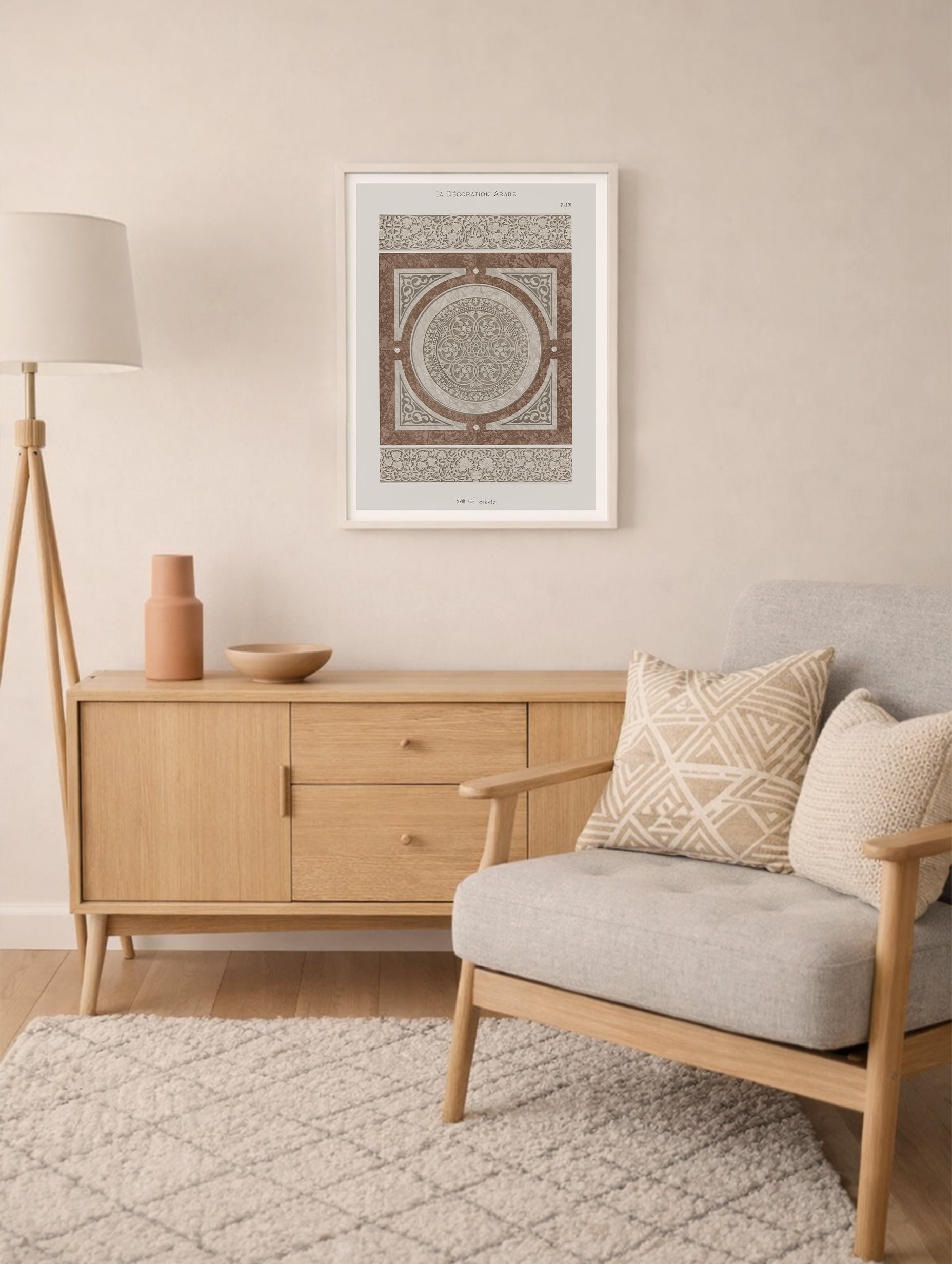 La Décoration Arabe abstrakt konsttryck