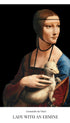 Lady with an Ermine Leonardo Da Vinci Art Print