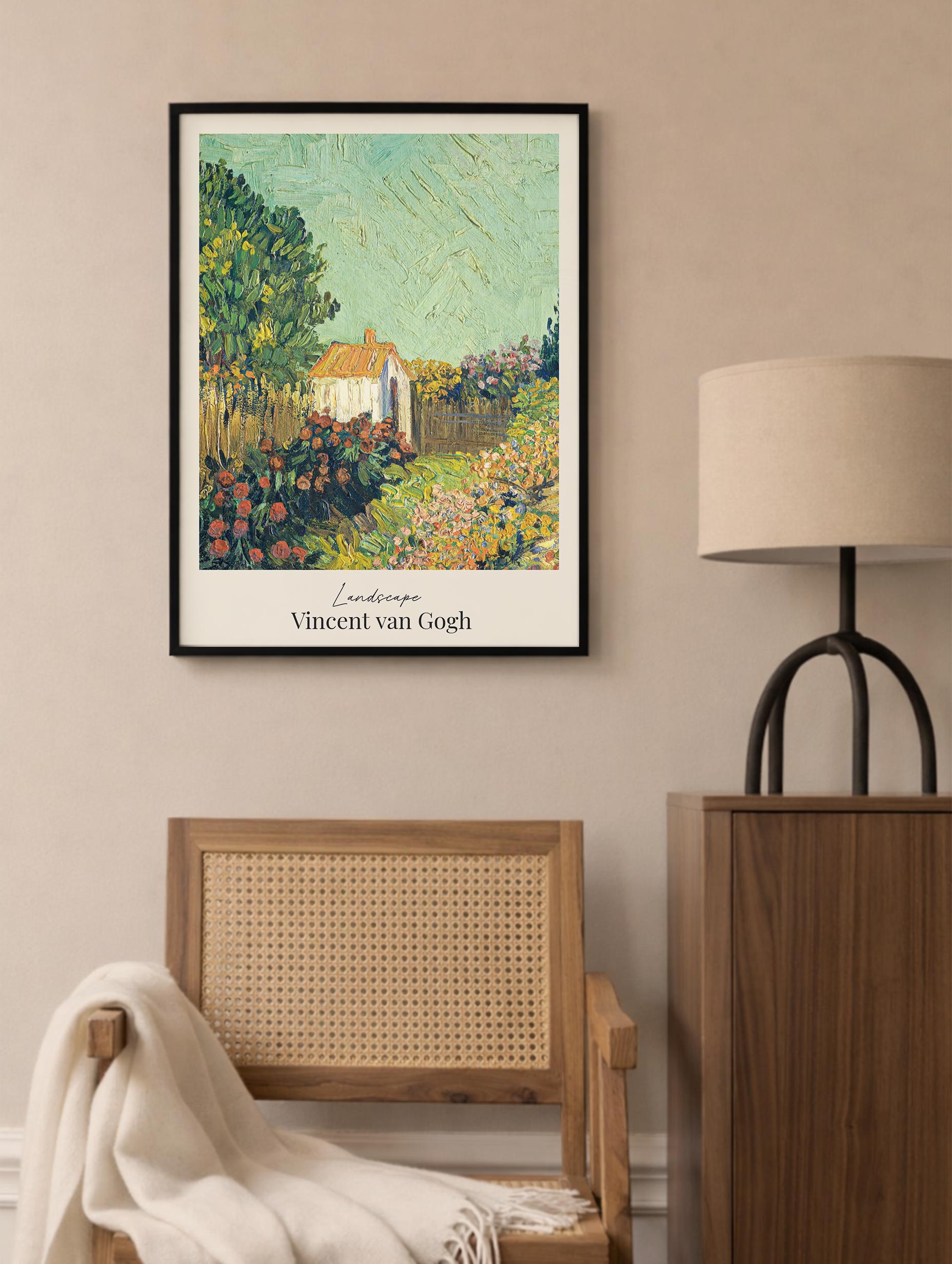 Landscape - Van Gogh Art Print Mockkup